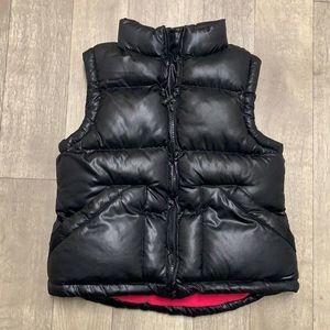 Girls Blac Label Puffer Black Vest